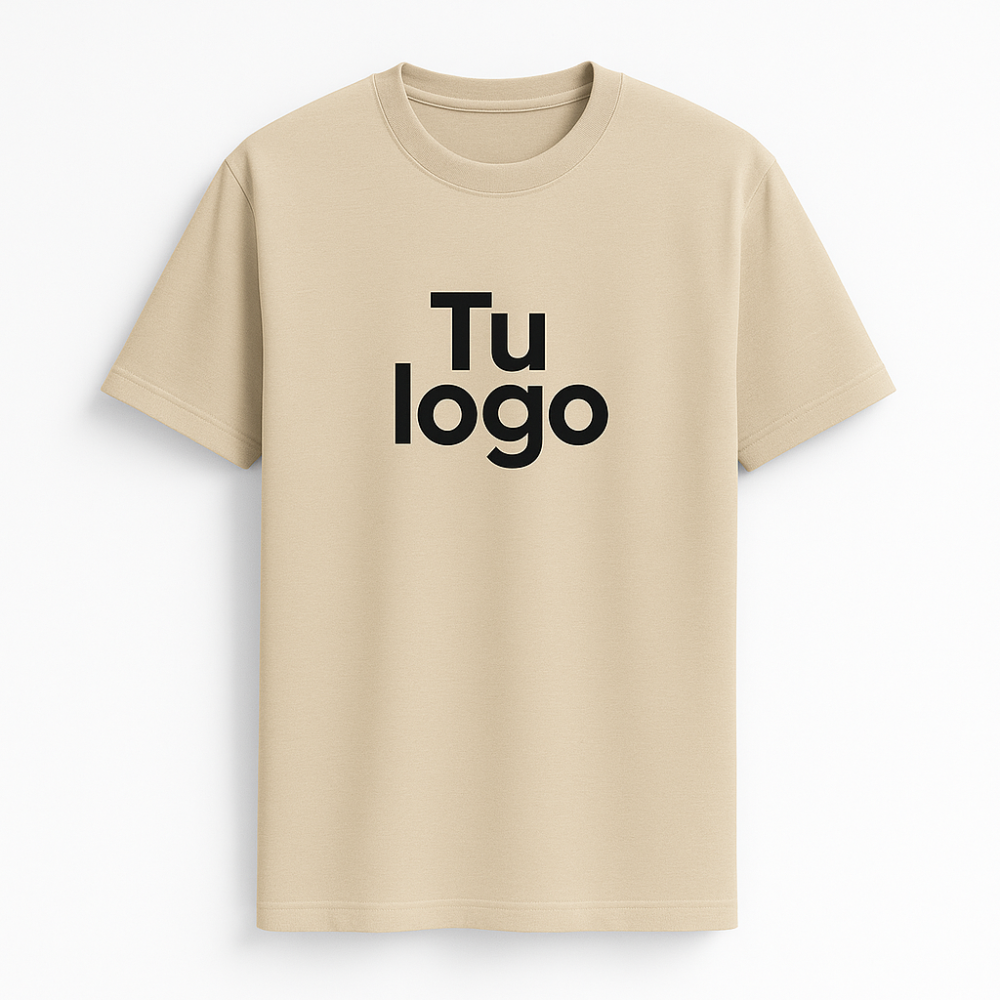 Camiseta Básica para Caballero – 100% Algodón | Personalizable con DTF