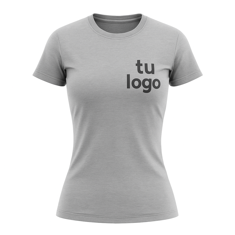 Camiseta Mujer 100% Algodón | Corte Entallado | Personalizable DTF
