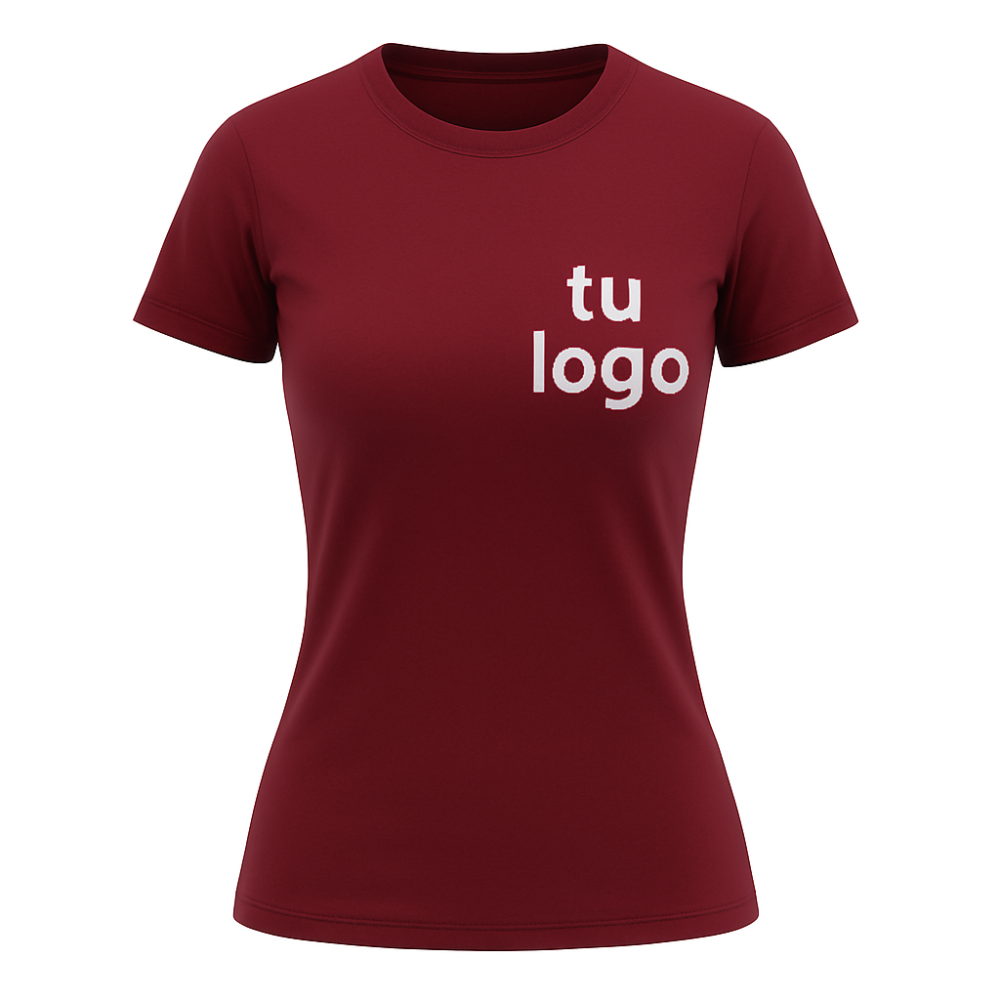 Camiseta Mujer 100% Algodón | Corte Entallado | Personalizable DTF - Imagen 3