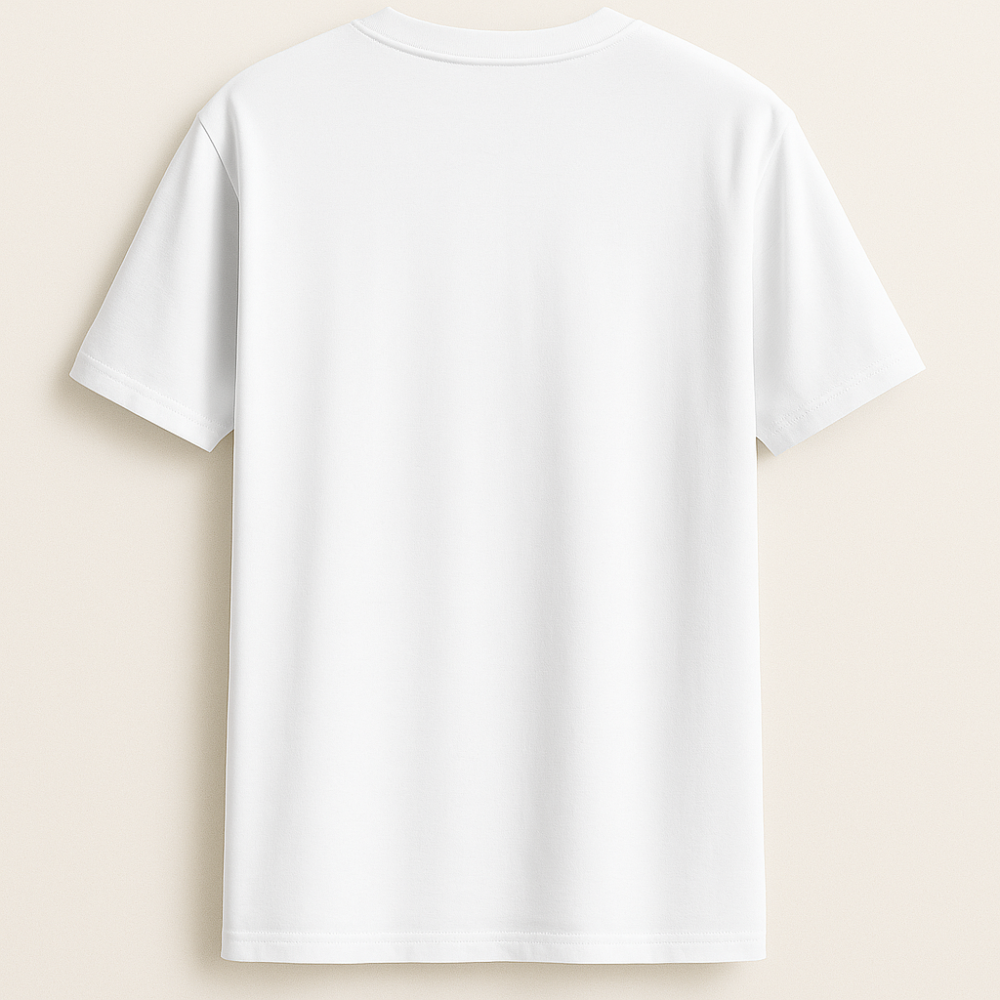 Camiseta Básica para Caballero – 100% Algodón | Personalizable con DTF - Imagen 4