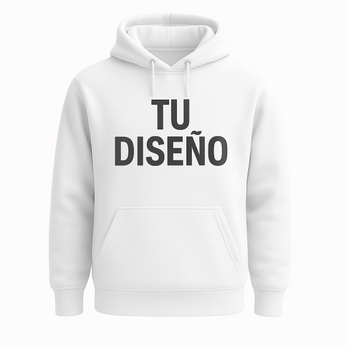 Hoodie Clásico 100% Algodón | Personalizable con DTF | Capucha Ajustable