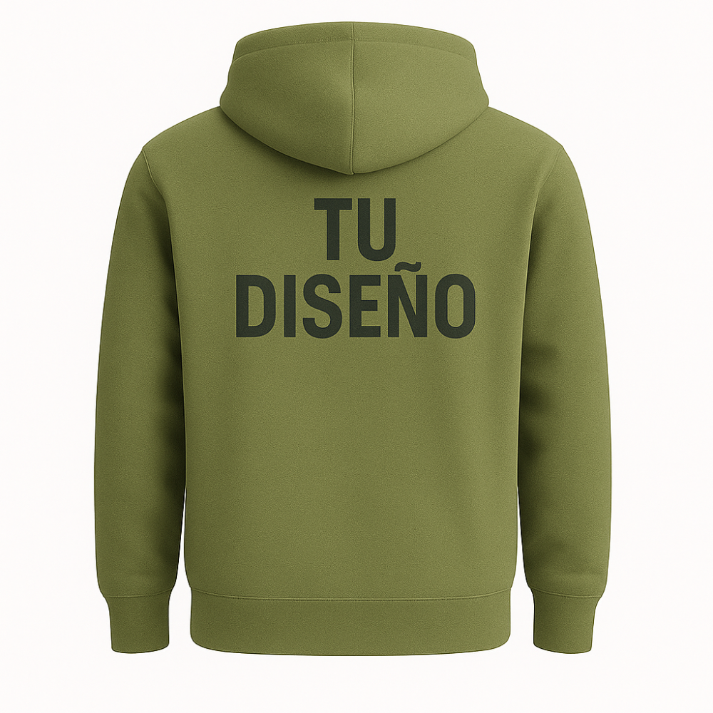 Hoodie Clásico 100% Algodón | Personalizable con DTF | Capucha Ajustable - Imagen 9