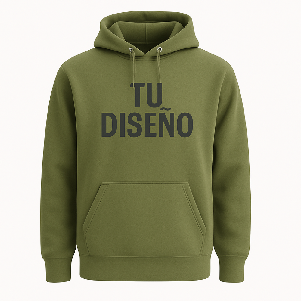 Hoodie Clásico 100% Algodón | Personalizable con DTF | Capucha Ajustable - Imagen 8