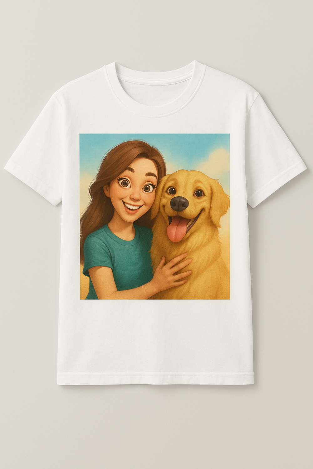 Camiseta PetLovers – 100% Algodón Premium | Personalizable con DTF HD - Imagen 7
