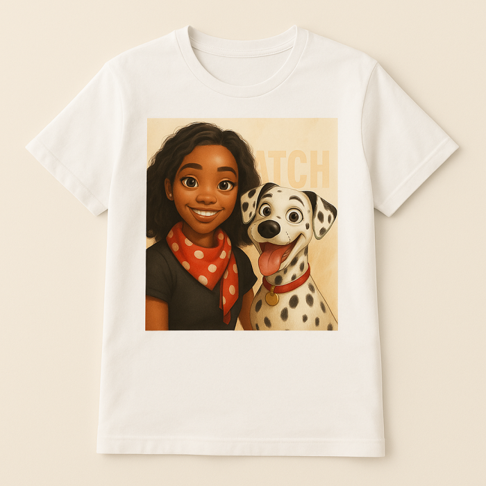 Camiseta PetLovers – 100% Algodón Premium | Personalizable con DTF HD